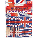 Picker Flagge Großbritannien 30St.