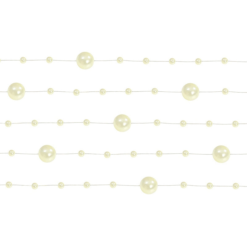 Perlengirlande 1,3m Creme