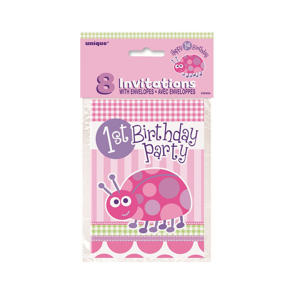 Einladung Marienkäfer HB | 8 Stück