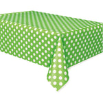 Tischdecke PVC Dots 137x274cm Grün