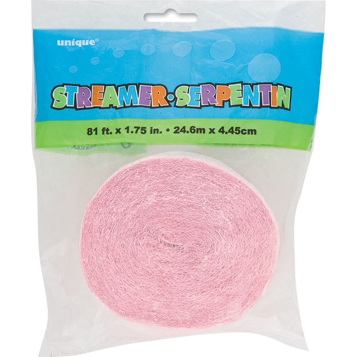 Kreppband Uni 25m Rosa