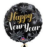 18"/Ø45cm Folienballon "New Year" Pizzaz Holo