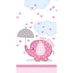 Tischdecke PVC Elephant 137x213cm | Pink