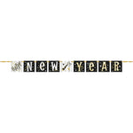 Banner Happy New Year Block 152cm/5ft.