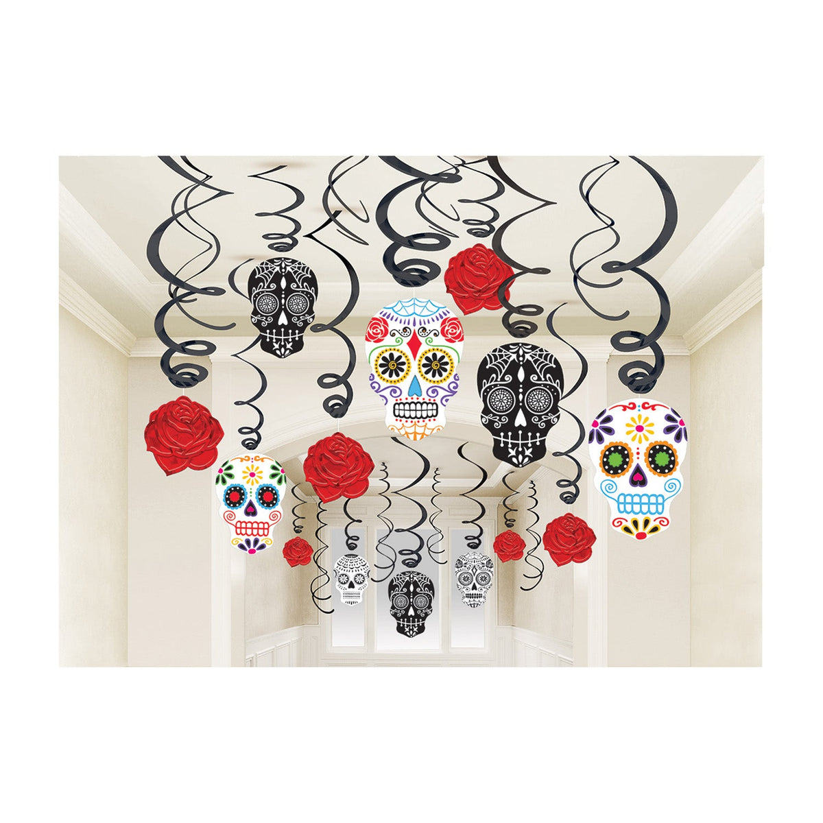 Day of the Dead - Dekospiralen | 30 Stück
