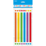 Geschenktüte Cello 12x28cm/20St. Rainbow Party