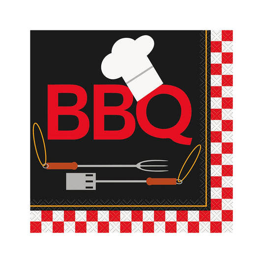 "BBQ Backyard" | Servietten 16Stk./33x33cm