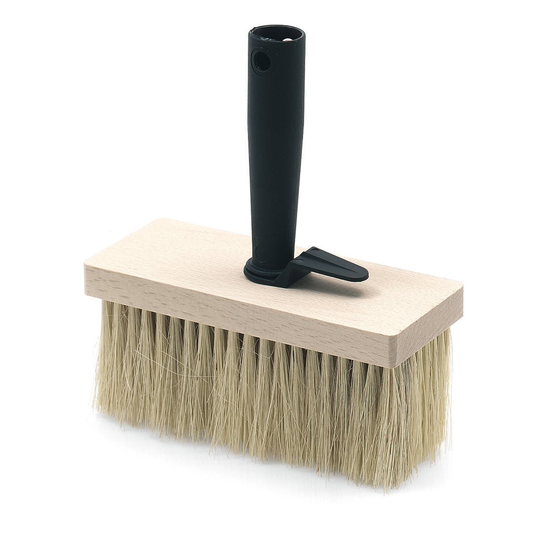 Nölle Profi Brush Deckenbürste, Naturfibre, hitzebeständig, 17x7 cm | 1 Stück