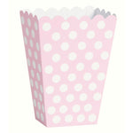 Snackbox Dots 8Stk./9x14cm Rosa