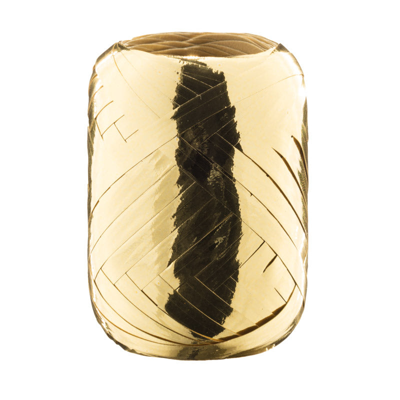 Kräuselband metallic 5mm/20m Gold