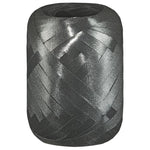 Kräuselband matt 5mm/20m Schwarz Carbon