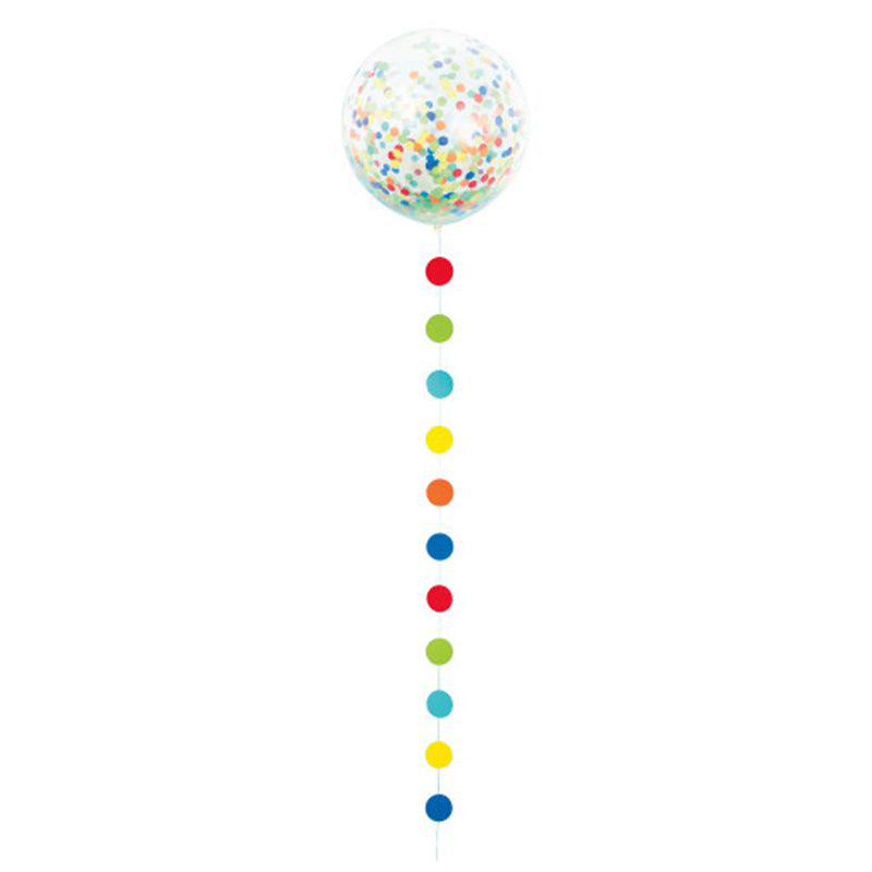 Latexballon Konfetti bunt 60cm/1Stück