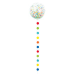 Latexballon Konfetti bunt 60cm/1Stück