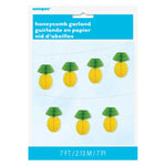 Girlande Wabenball Ananas | ca. 213cm
