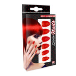Fingernägel 12Stk. Stiletto Rot