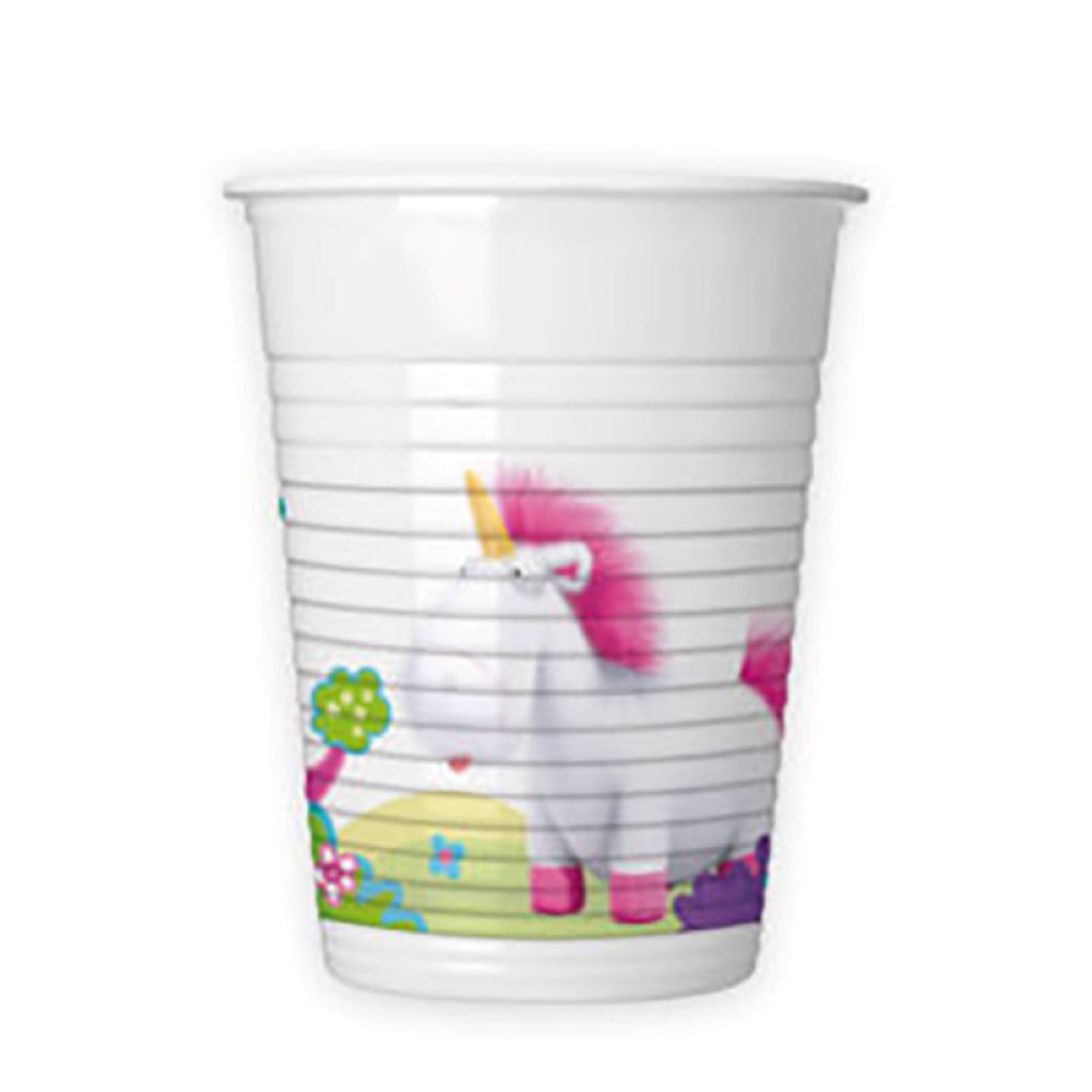 Fluffy - Kunststoffbecher | 8 Stück, 200 ml