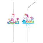 Fluffy - PVC-Trinkhalme | 6 Stück