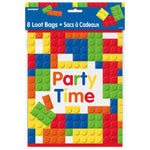Geschenktüte PVC Blocks 8St.