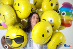 18"/Ø46cm Folienballon "Emoji Sonnenbrille"