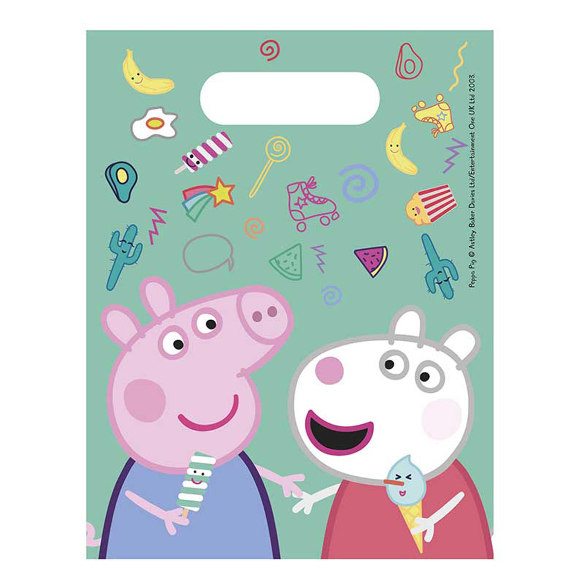 Peppa Pig - PVC-Geschenktüten | 6 Stück