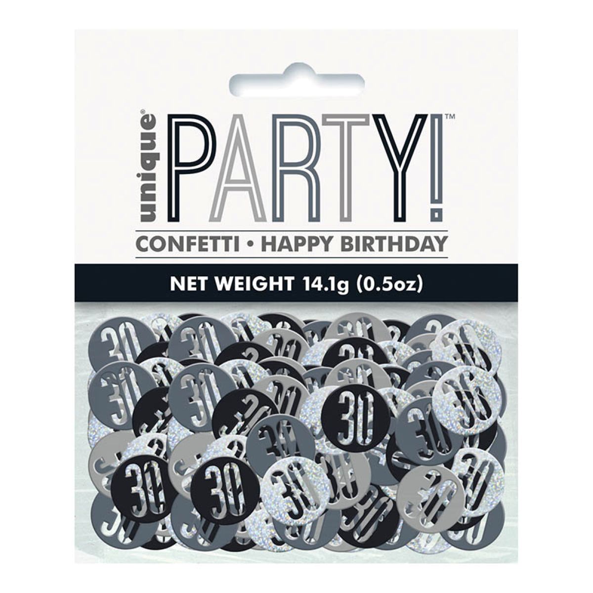 Konfetti Metall Glitz 14g #30 Schwarz