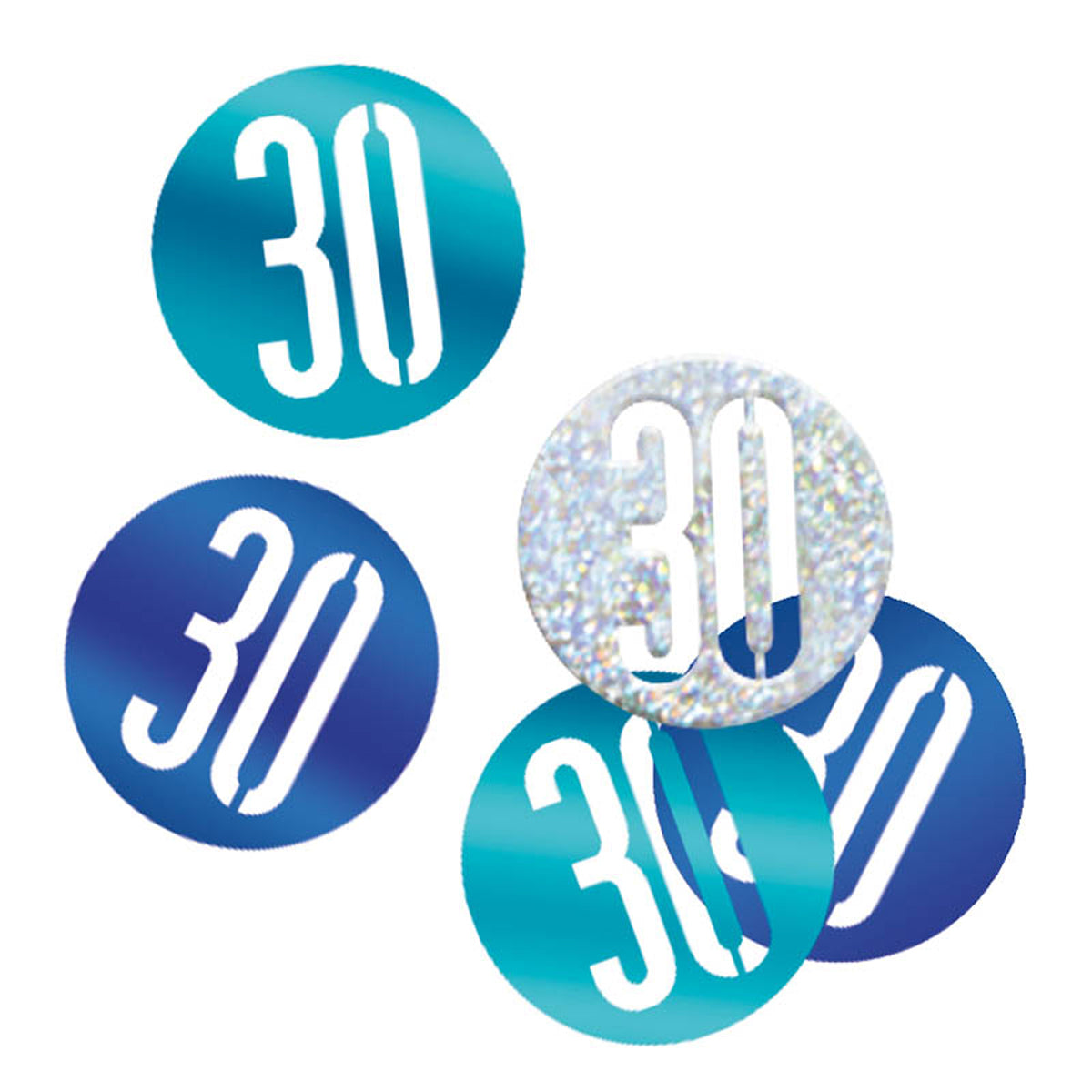 Konfetti Metall Glitz 14g #30 Blau