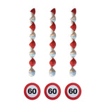 Hängedeko Verkehrsschild #60 | 3Stk.