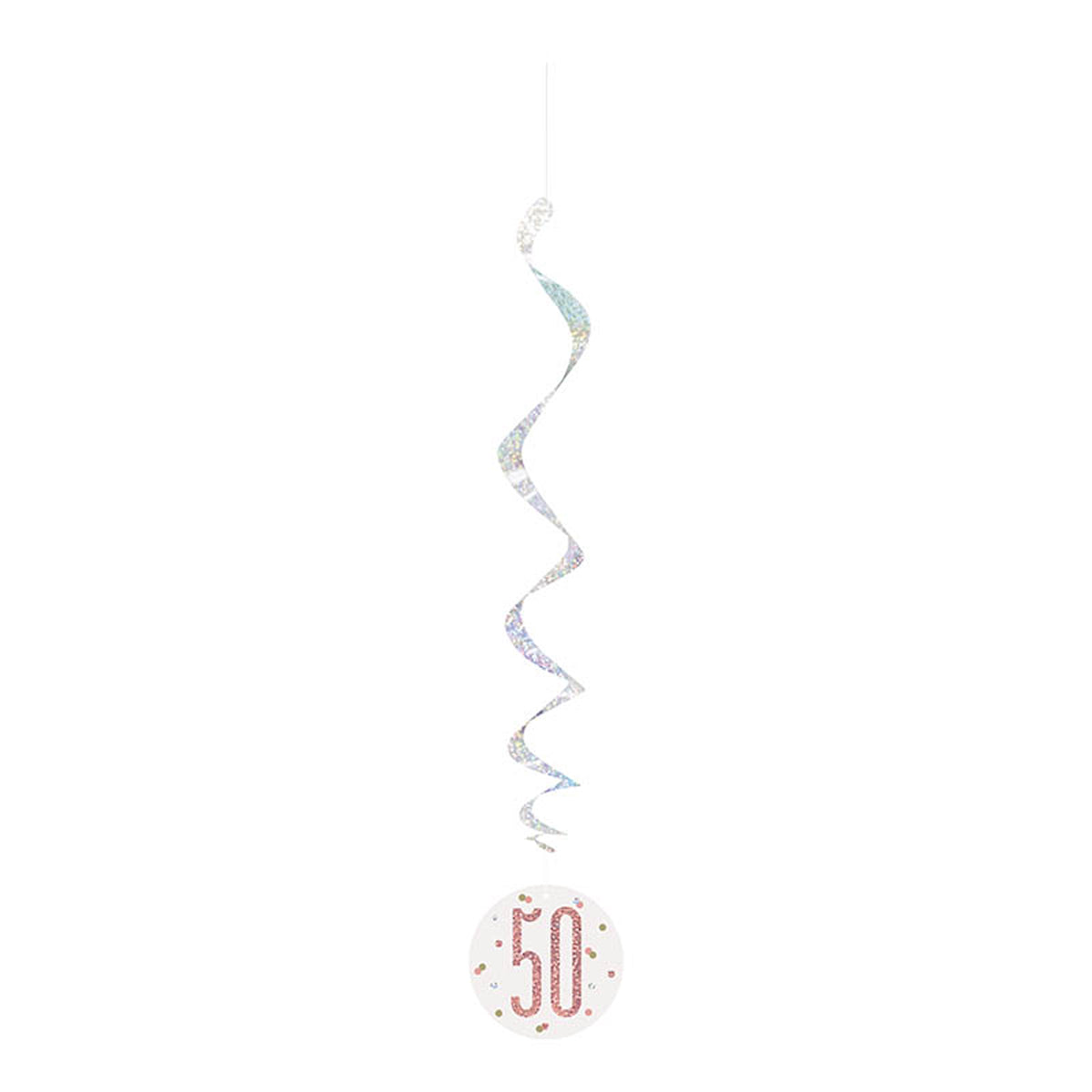 Hängedeko Swirl HB Glitz 6Stk./81cm Rosegold #50 Namma Markt