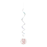 Hängedeko Swirl HB Glitz 6Stk./81cm Rosegold #50 Namma Markt