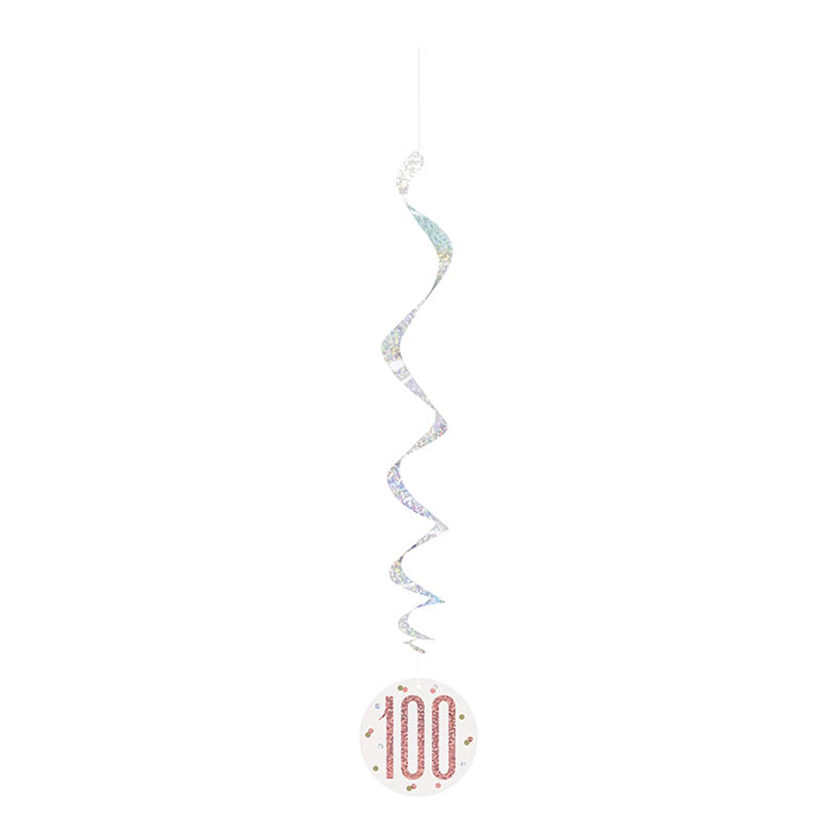 Hängedeko Swirl HB Glitz 6Stk./81cm Rosegold #100