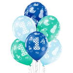 Luftballon Ø30cm "1st Birthday Boy"| 6 Stk.