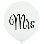 U175 Luftballon Ø 60cm/1Stk. |Weiß Mrs.