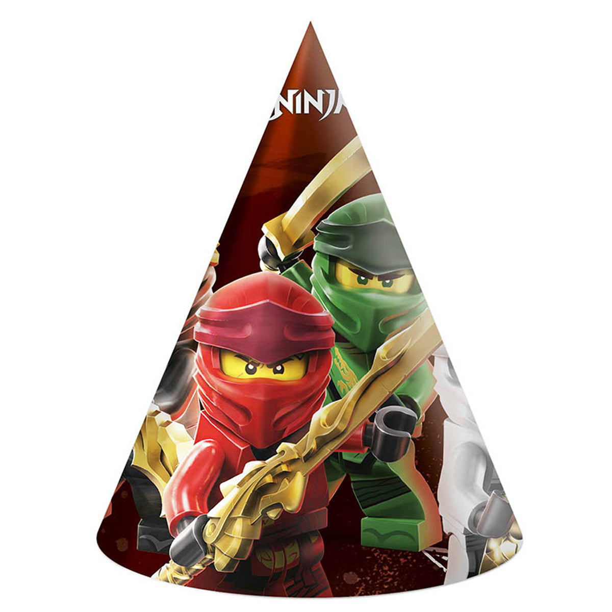 LEGO Ninjago - Partyhüte | 6 Stück, FSC