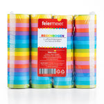Luftschlangen "Regenbogen" | 4m / 4 Rollen
