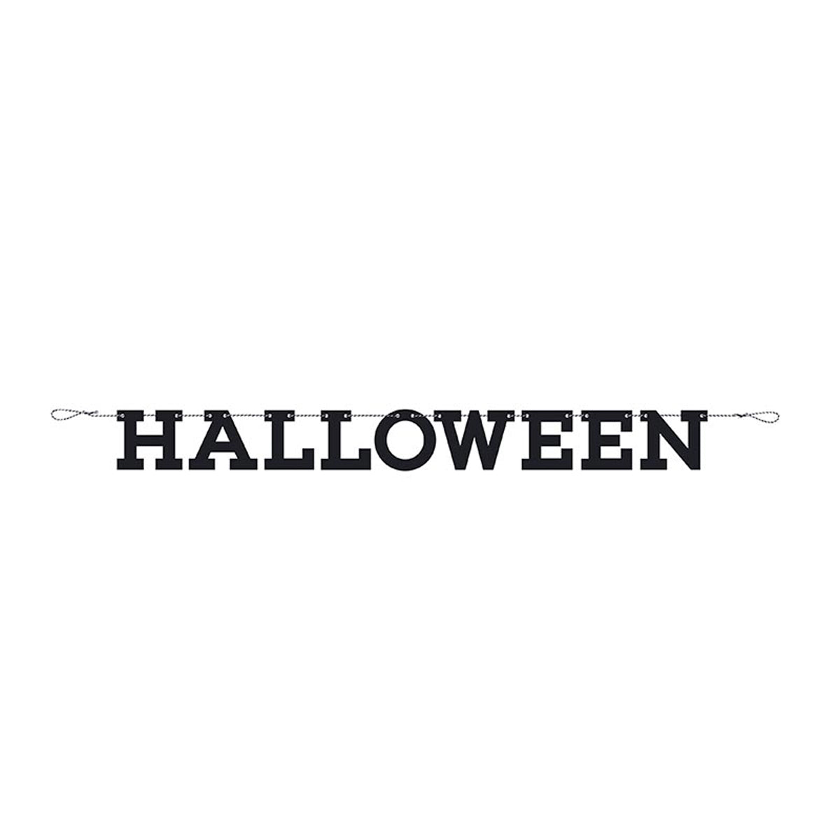 Buchstabengirlande Happy Halloween 2-teilig ca. 213 cm Halloween Dekoration