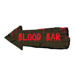 Schild Blood Bar ca. 50 cm Halloween Dekoration