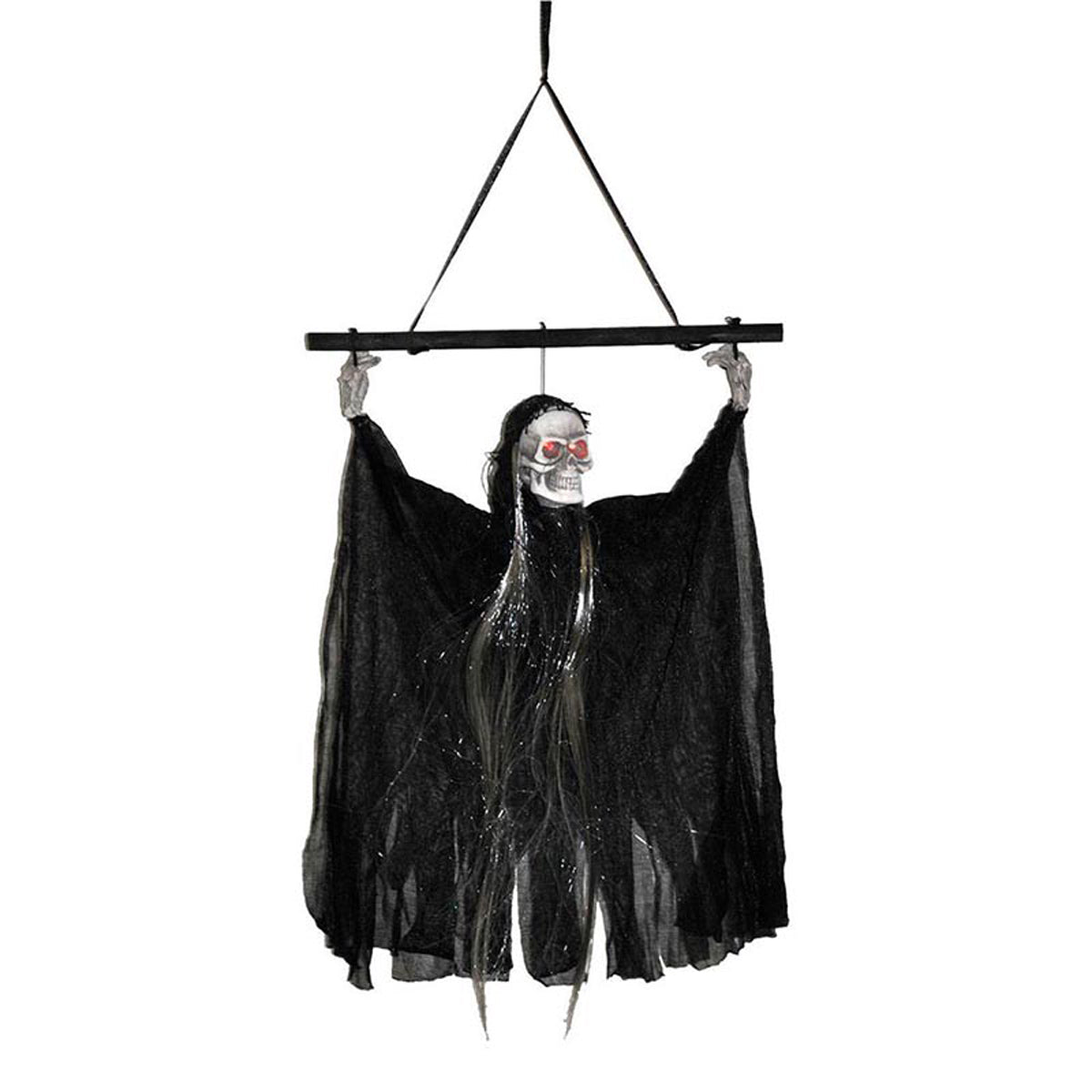 Hänge Figur Skelett Licht, Toneffekte ca.30cm