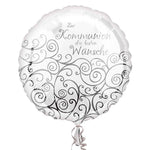 18"/Ø45cm Folienballon "Kommunion Beste Wünsche"