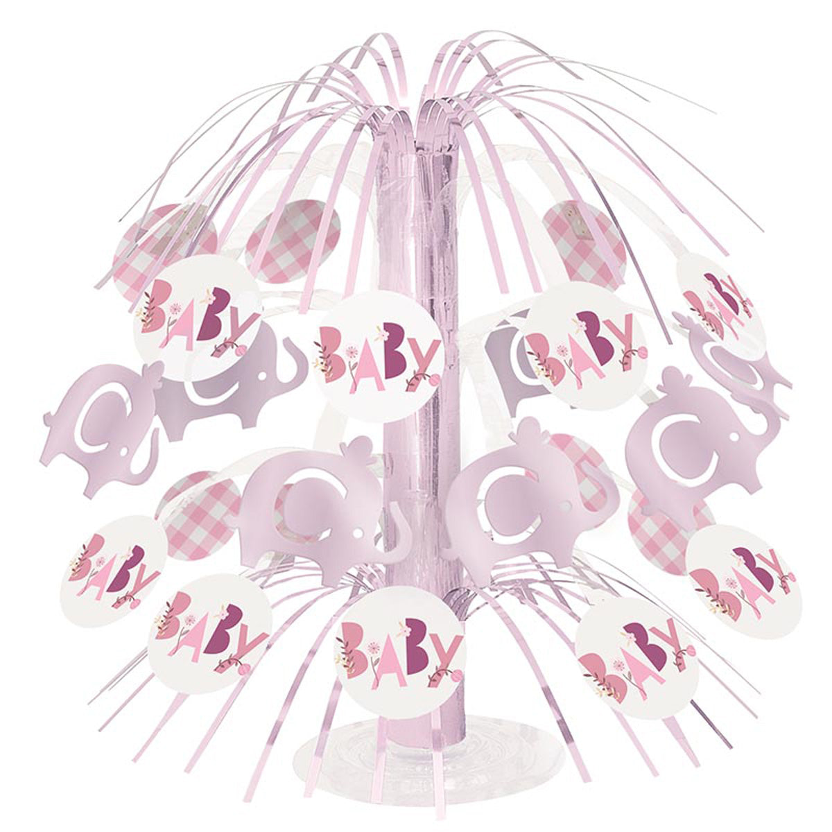Elefant Floral Kaskade ca. 21 cm | Pink