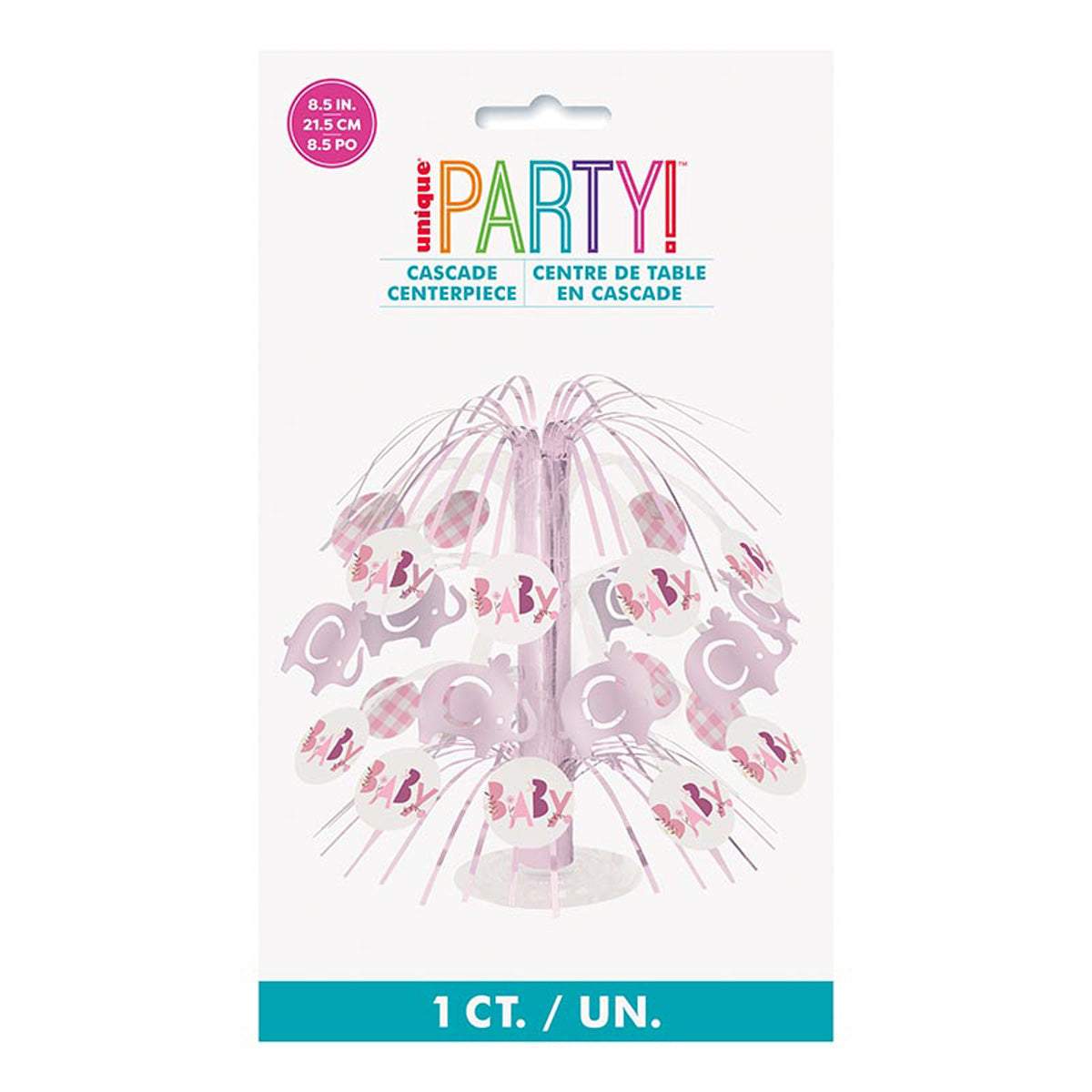 Elefant Floral Kaskade ca. 21 cm | Pink