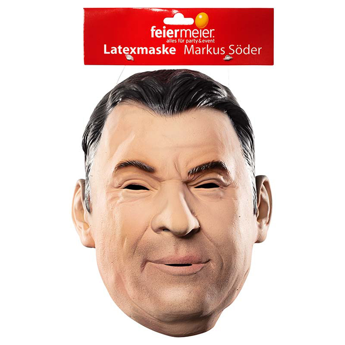 feiermeier Realistische Latex-Maske "Markus Söder" - Politisches Satire-Accessoire