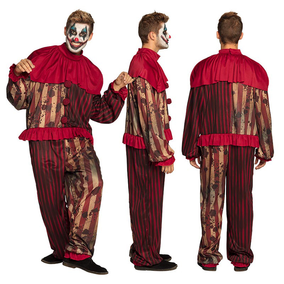 Kostüm Oberteil&Hose Horror Clown 58/60