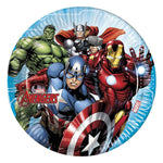 Marvel Avengers Mighty - Pappteller | 8 Stück, Ø 23 cm, FSC