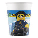 LEGO City - Pappbecher | 8 Stück, 200 ml, FSC