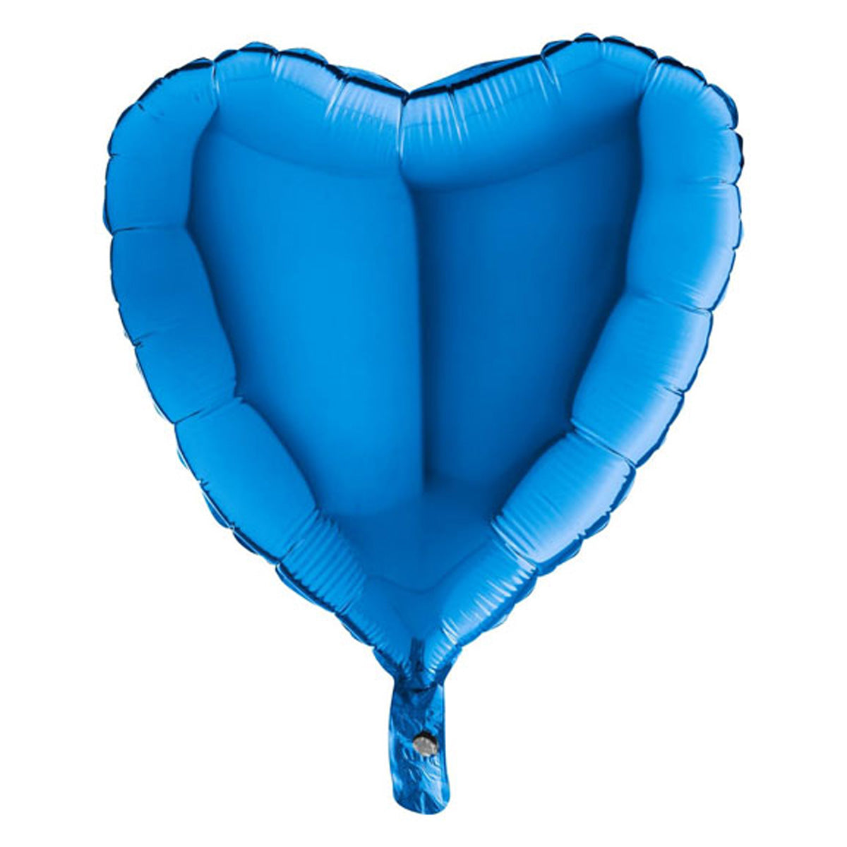 18"/Ø46cm Herz Folienballon  Uni | Blau