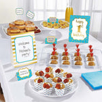 1. Geburtstag Deko-Set Happy Birthday | 12-teilig, Blau/Gold
