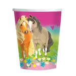 Pretty Pony - Pappbecher | 8 Stück, 250 ml