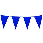 Wimpelkette PE 20x30cm L: 10m | Blau