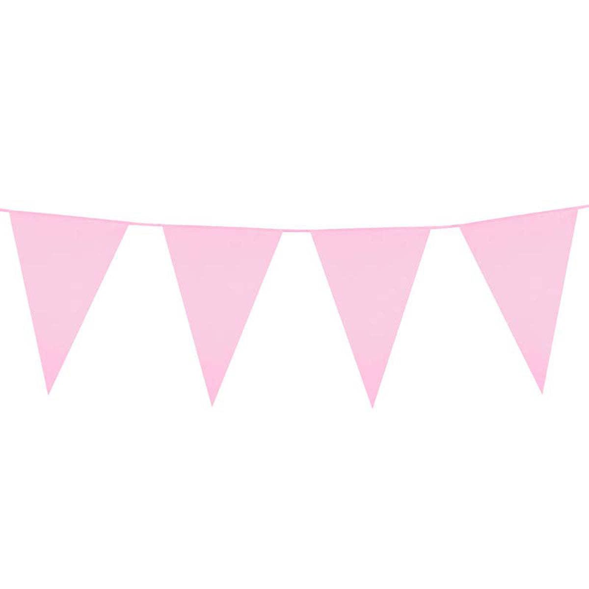 Wimpelkette PE 20x30cm L: 10m | Rosa