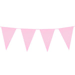 Wimpelkette PE 20x30cm L: 10m | Rosa
